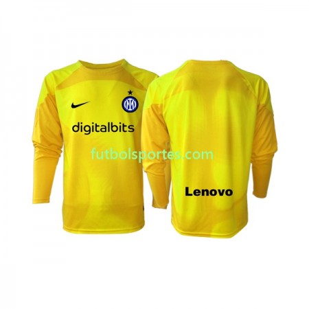 Camiseta Inter Milan Portero Segunda Equipación 2022/2023 Manga Larga